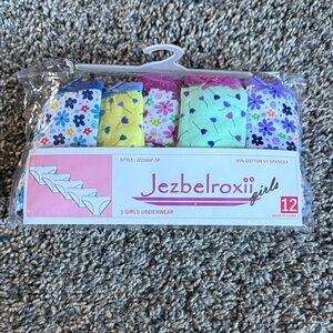 Girls' Floral Underwear Set - 5 Pack